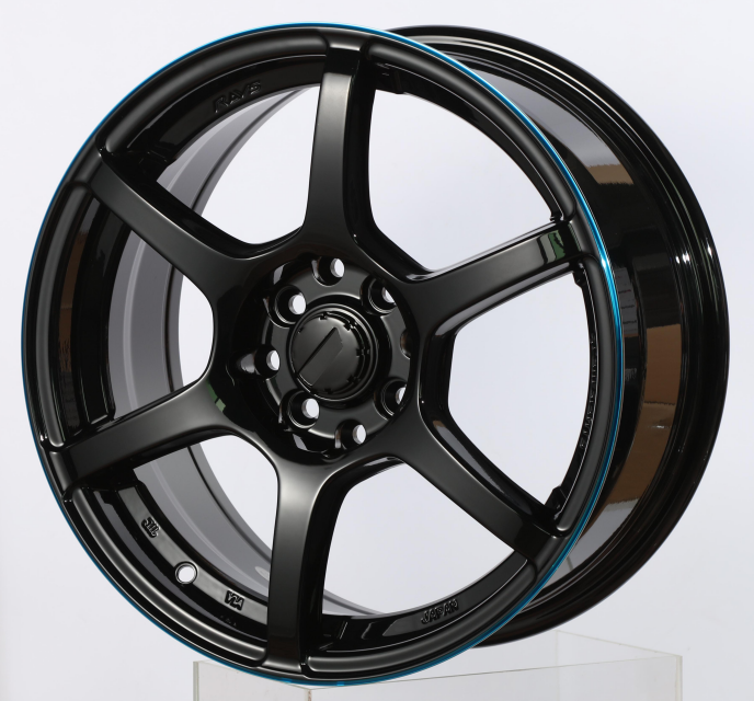 57C6 Black Pcd 114 Universal Staggered Rines 14 15 16 17 18 Inch 4 Holes Mags 5 Lug Alloy Wheel Sport Car Rim 5x114.3 Te37 4x100