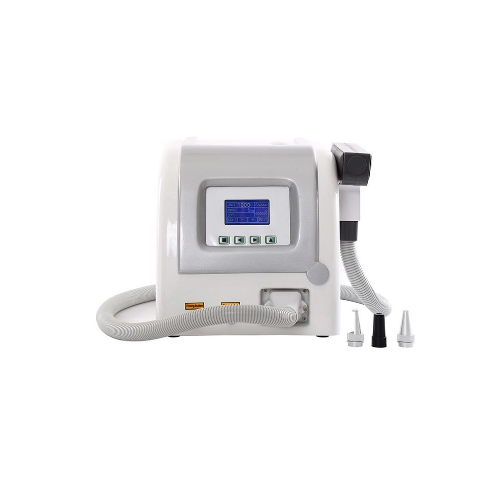 Portable Q switched nd yag laser carbon peel laser for black head and white head removal machine