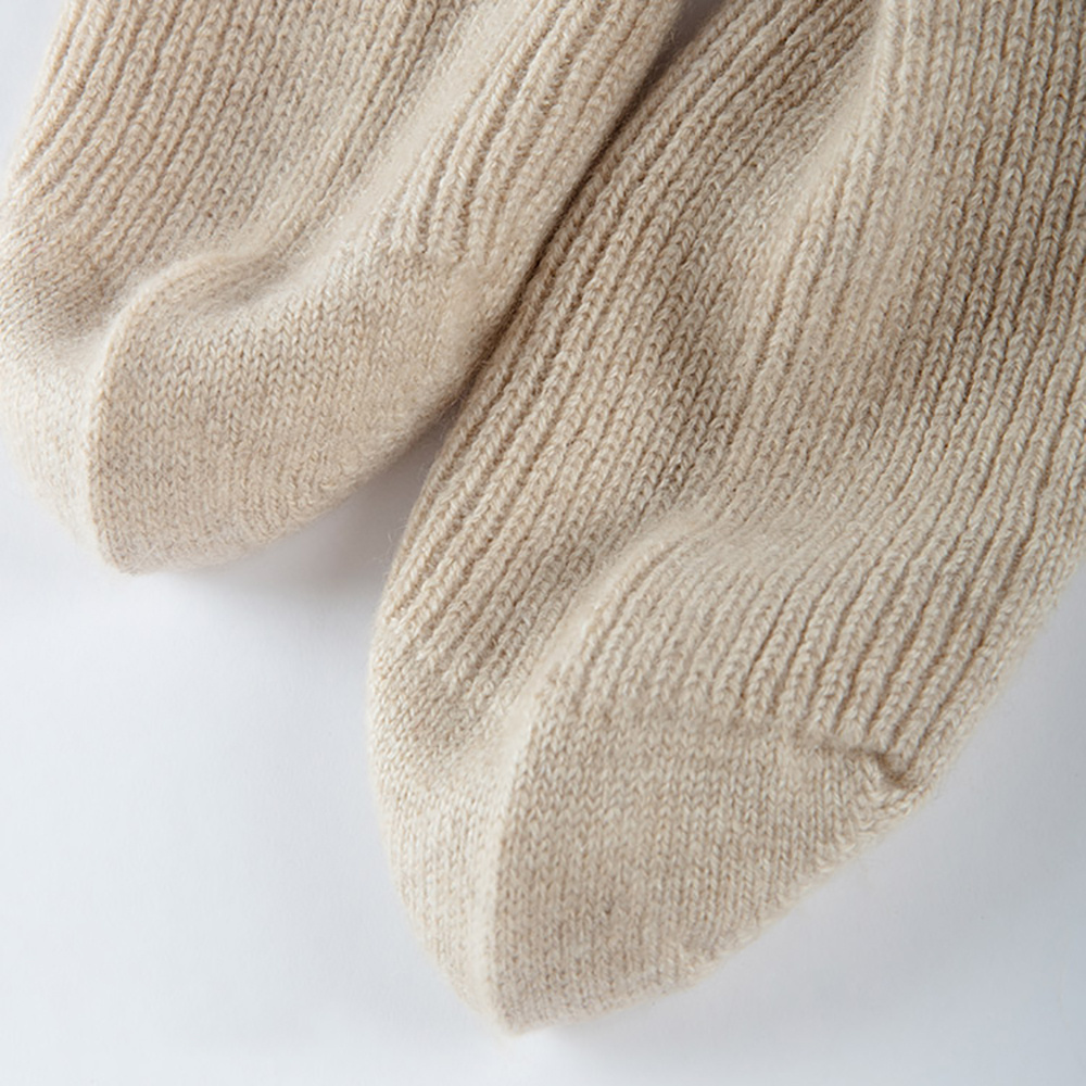 wholesale thick slouch luxury socks women soft winter knitted warm soft cashmere socks women