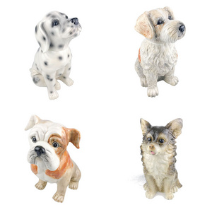 dog cartoon shaped ceramic treat pet containers canister set candy cookie jar with lid home decorations