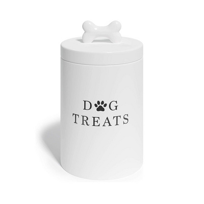 Wholesale Custom Large Cute Airtight Ceramic Dog Treat Jar Storage Container with Lids