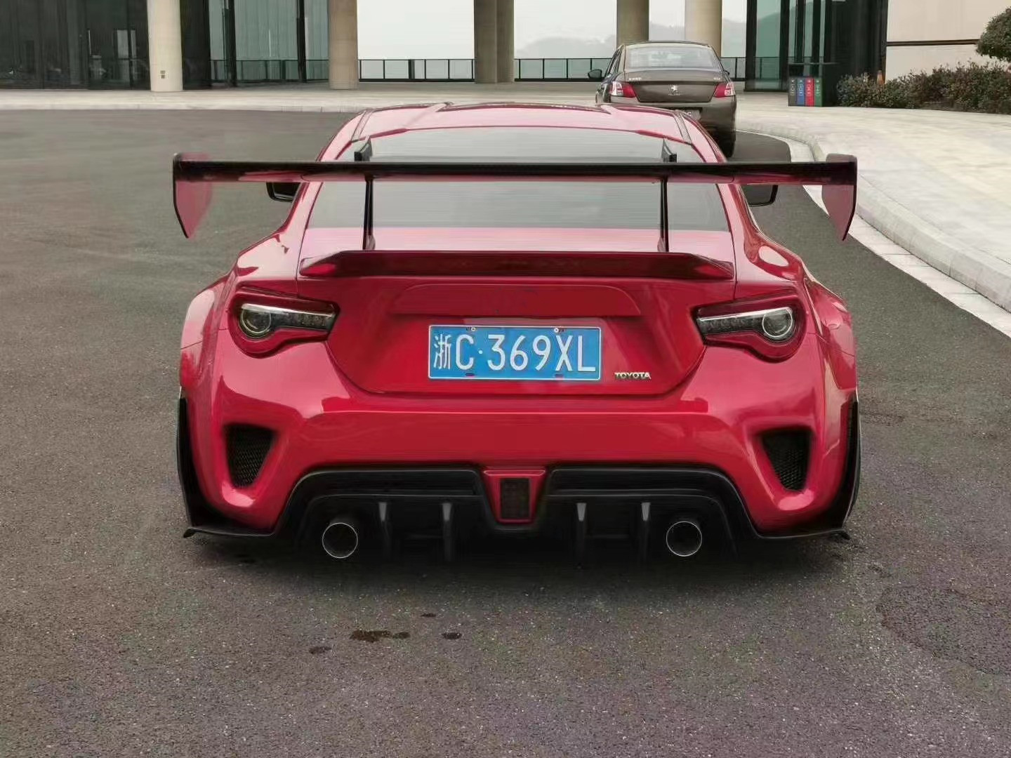 for Toyota GT86 body kit for Subaru BEZ body Kit 86 BRZ Upgraded ROBOT style wide body kit with front and rear bumper spoilers