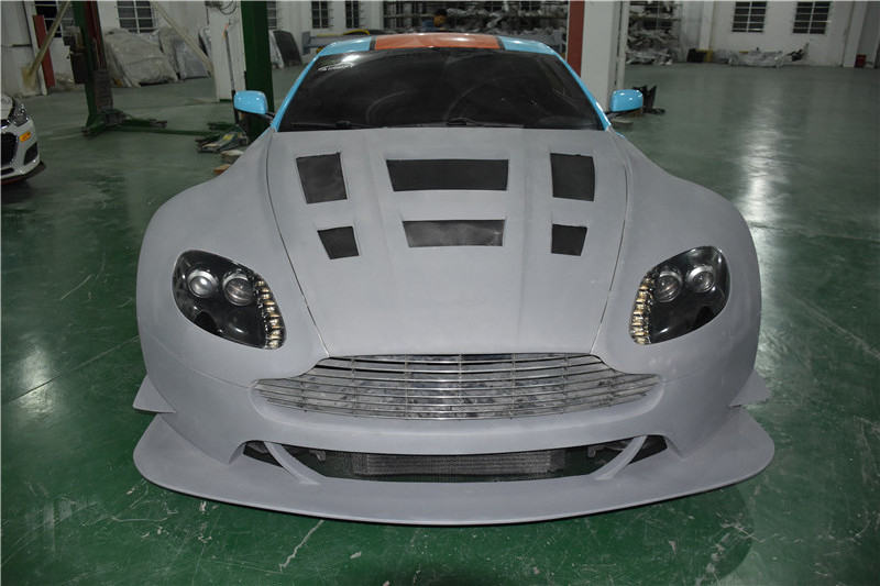 for Aston Martin Vantage Carbon fiber body kit Vantage front and rear bumper spoiler hood widebody kit