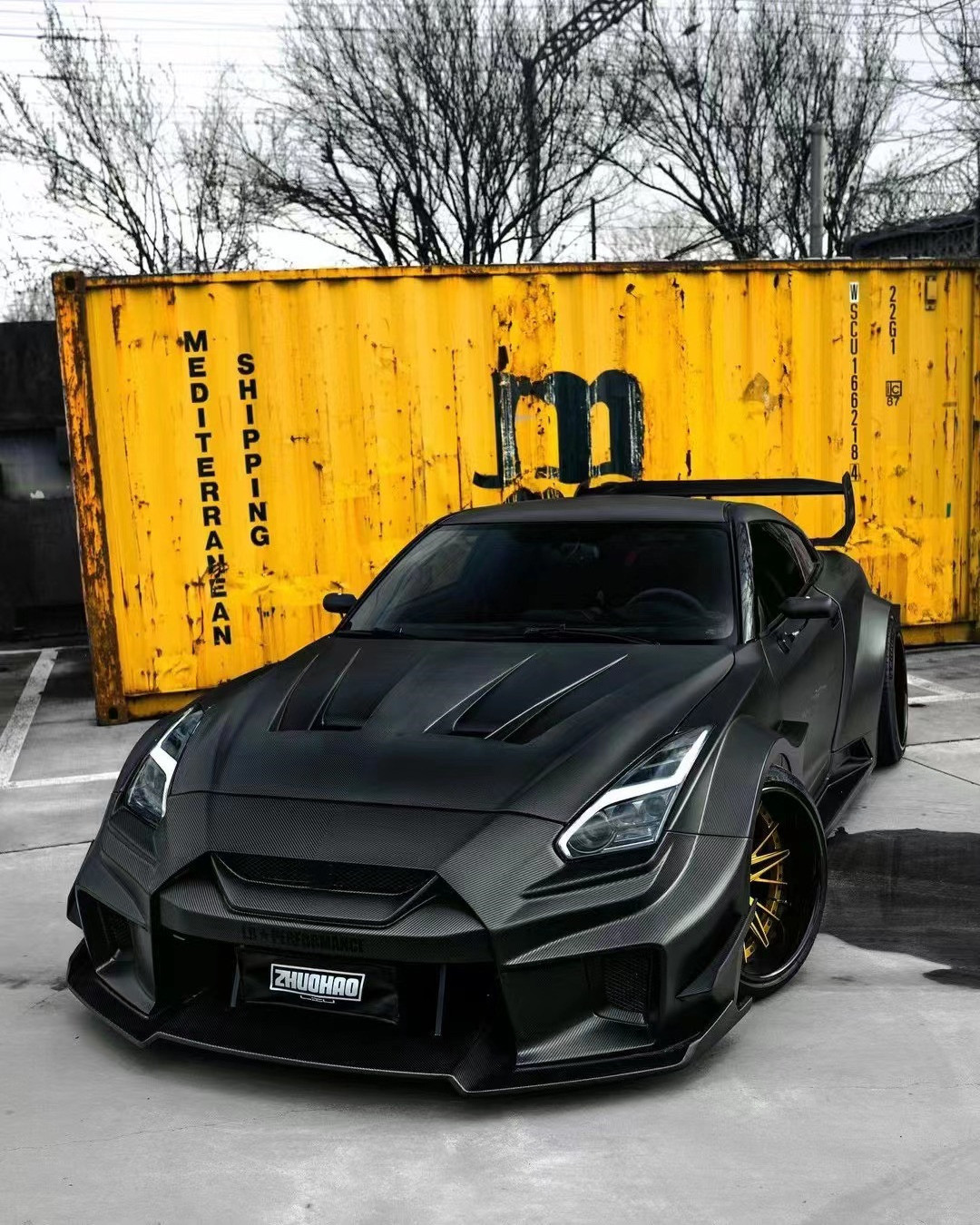 2022 hot new products  GTR R35 wide bodyki  body kit For Nissan GTR R35 wide bodyki front and rear