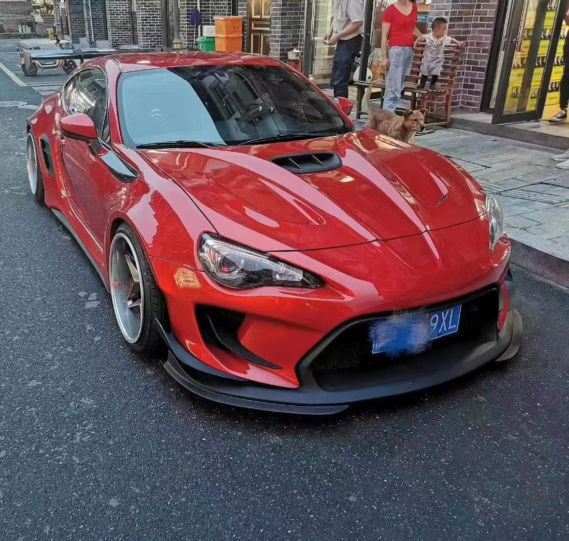 for Toyota GT86 body kit for Subaru BEZ body Kit 86 BRZ Upgraded ROBOT style wide body kit with front and rear bumper spoilers