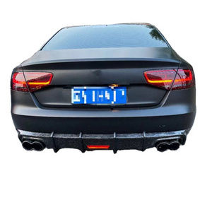 For 2010-2013 Audi A8 carbon fiber body kit  Carbon fiber material  A8 carbon fiber rear diffuser