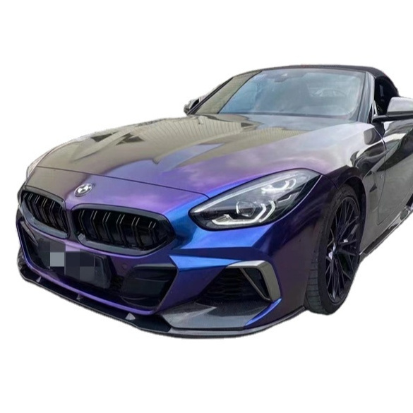 Carbon fiber body kit for BMW Z4 G29   Z4 G29 Upgraded TRD style Front Shovel Diffuser Spoiler body kit