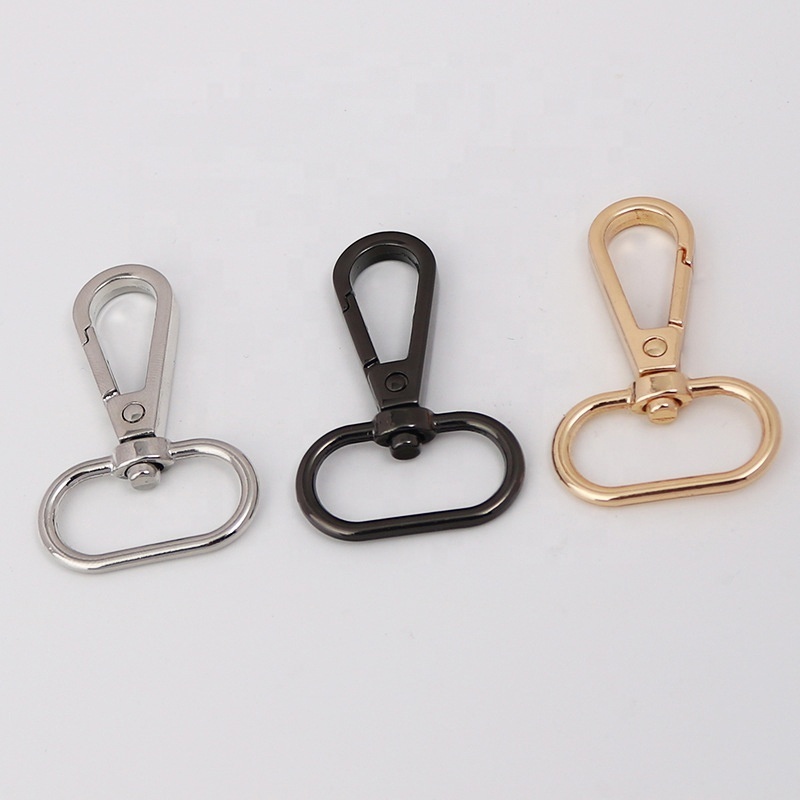 Zinc alloy bags luggage buckle strap metal hook DIY hardware accessories metal swivel snap hook