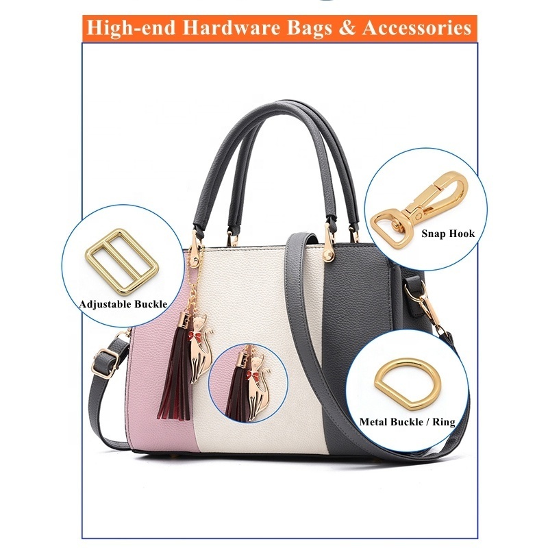 Zinc alloy bags luggage buckle strap metal hook DIY hardware accessories metal swivel snap hook