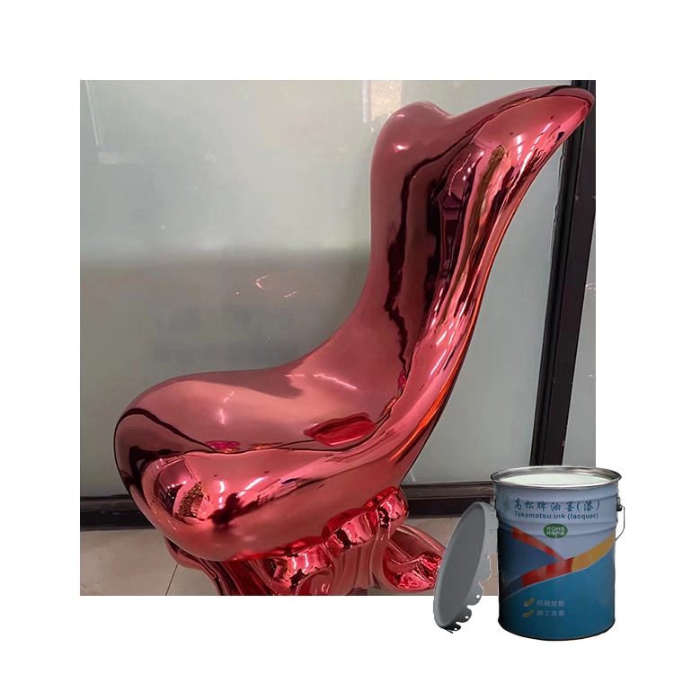 Wholesale high quality high gloss silver chrome coating paint for metal plastic surface electroplating painting