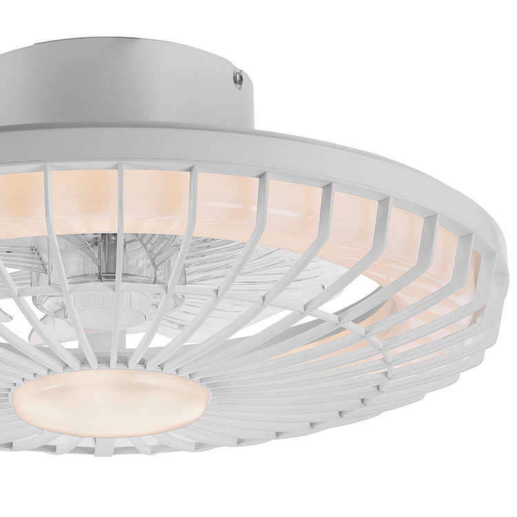 Factory Price Modern Decorative 48 Inches 30w Remote Control  Fan Lamp Fixture No Noise Ceiling Fan With Light