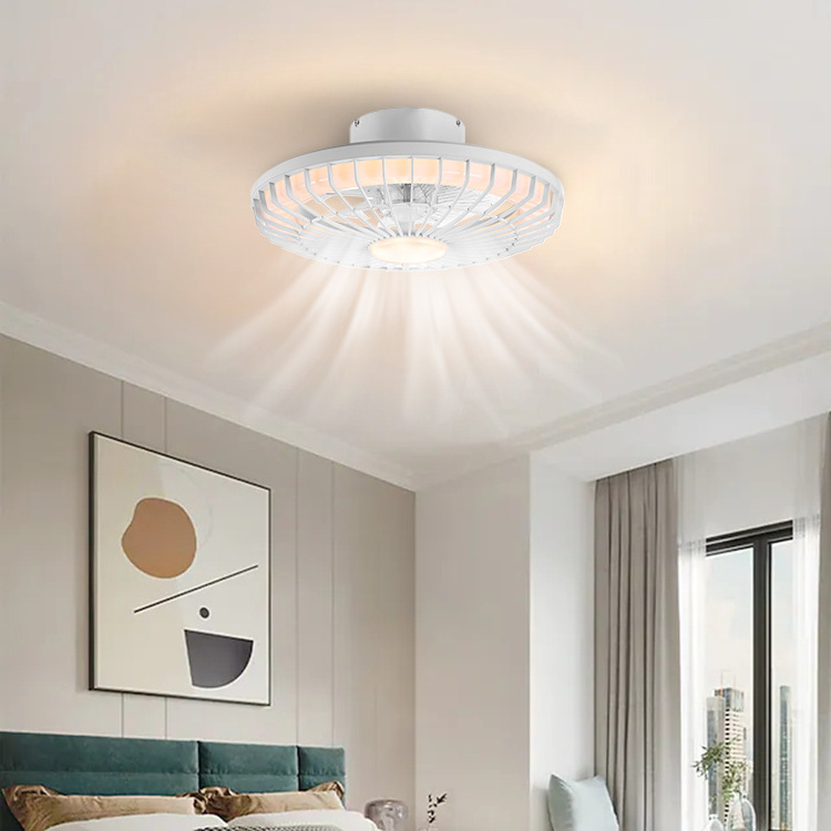 Factory Price Modern Decorative 48 Inches 30w Remote Control  Fan Lamp Fixture No Noise Ceiling Fan With Light