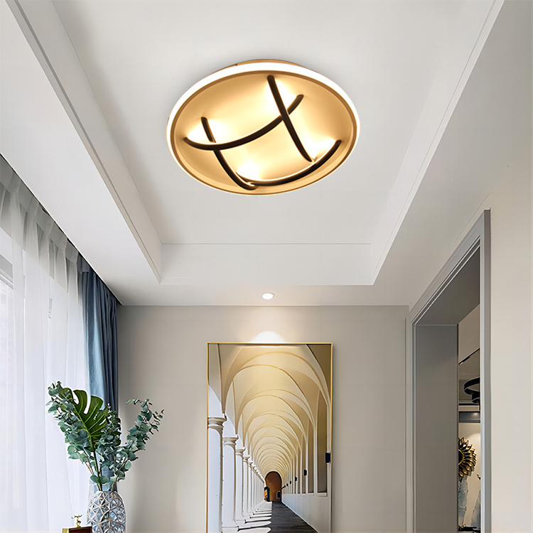 2023 New Led Flush Mount Round Ceiling Lamp  Super Bright Led Lights Surface Mounted Ceiling Lights