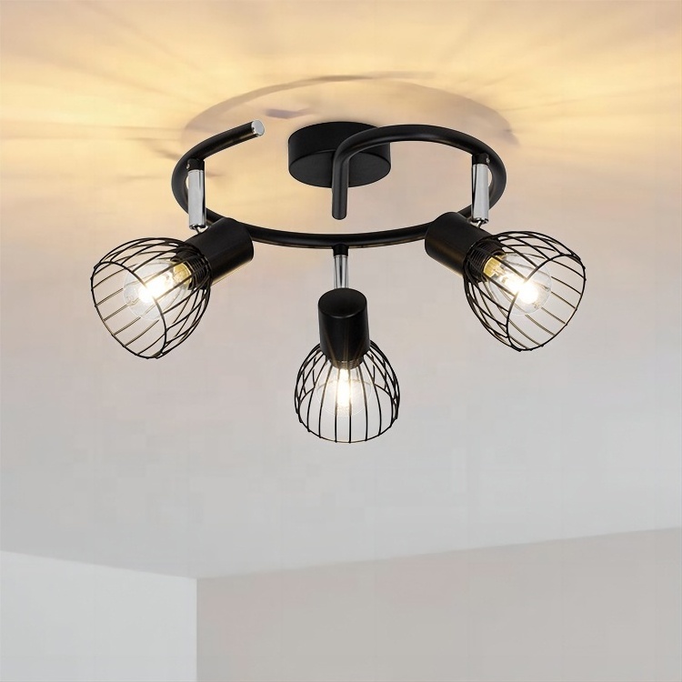 Wholesale Price Indoor Shop Home Ceiling Spotlight Bar with 4 Spots Black SpotLight