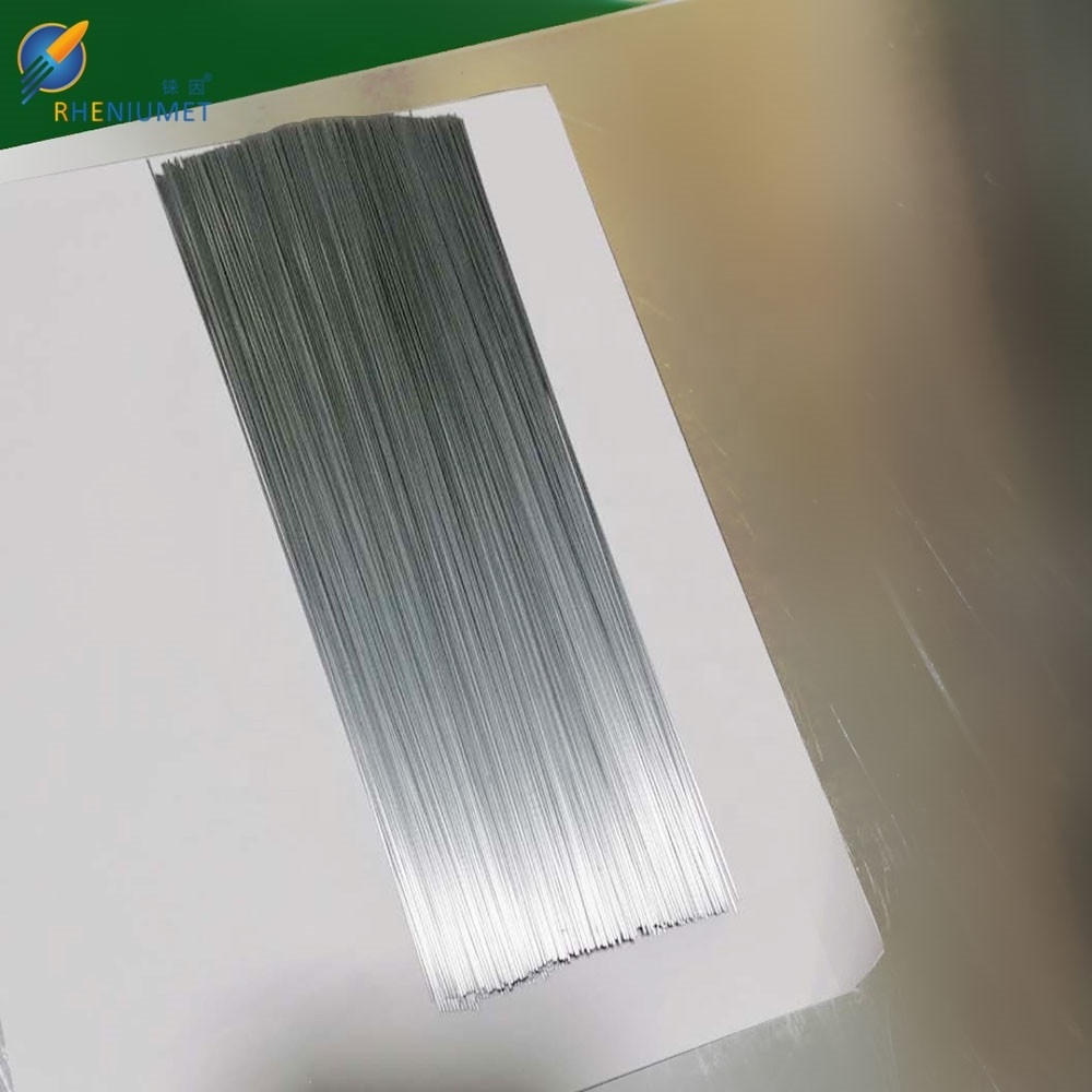 Diameter 0.1-1mm MoRe47.5% molybdenum rhenium wire,  molybdenum rhenium alloys wire Custom processing