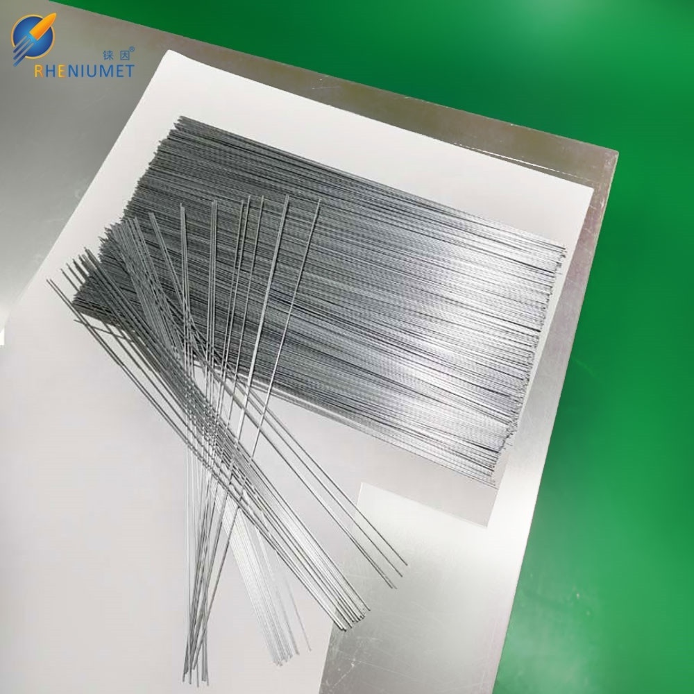 Diameter 0.1-1mm MoRe47.5% molybdenum rhenium wire,  molybdenum rhenium alloys wire Custom processing