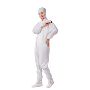 Food Factory Stripe Grid Anti Static Working Suit Esd Working Clothes Cleanroom Suit Hooded jumpsuit