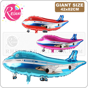 Large Air bus Plane Foil Balloons Cartoon Birthday Wedding Decoration Globos Party Supplies Inflatable Air Balls For kids Gifts