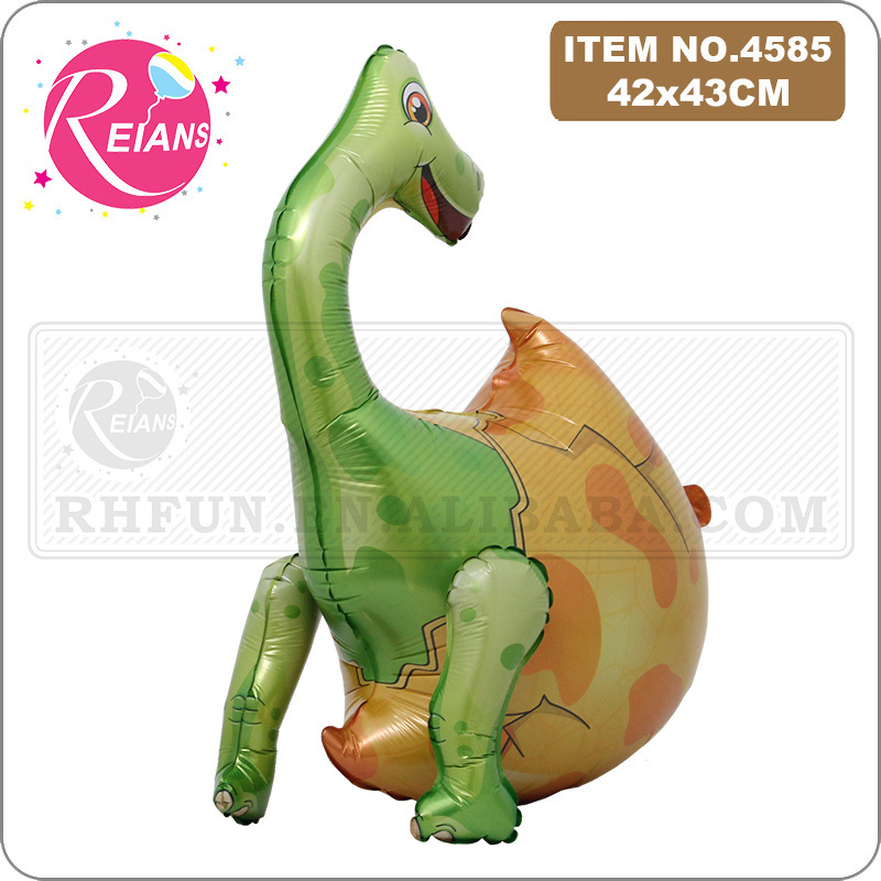 3D Standing Cartoon Dinosaur Baby Egg Foil Balloon Tyrannosaurus Triceratops Balloon Baby Shower Toy Gifts Birthday Party Decor