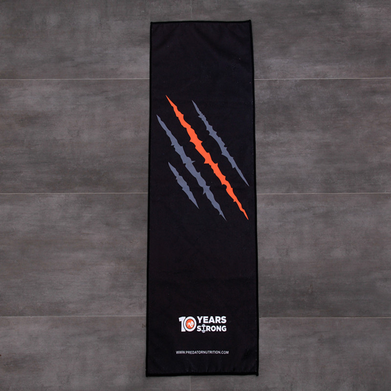 Custom marathon race towel sublimation printing microfiber sport towel