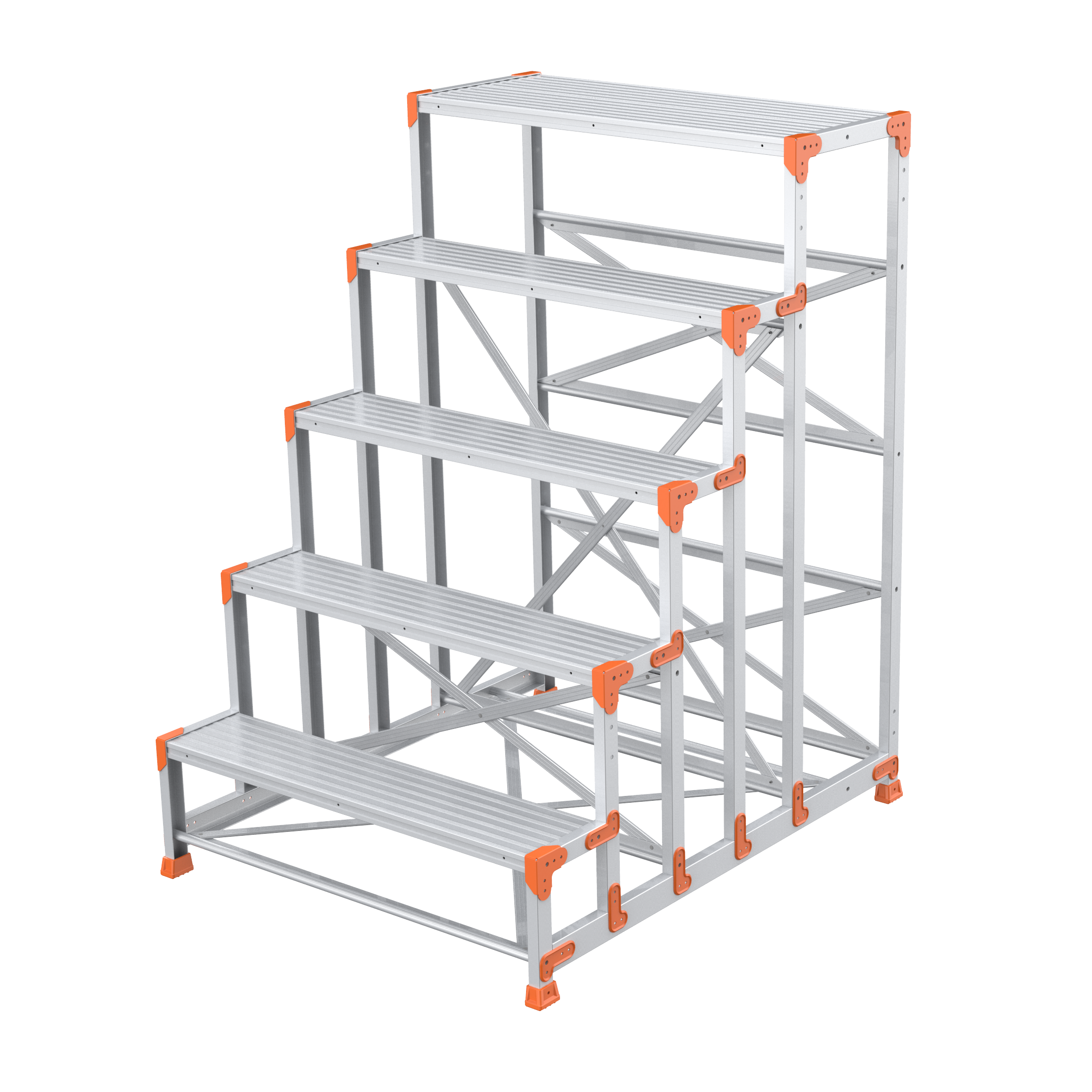 Swimming Pool Ladder Work Platforms Step Industrial Ladder