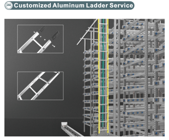 Swimming Pool Ladder Work Platforms Step Industrial Ladder