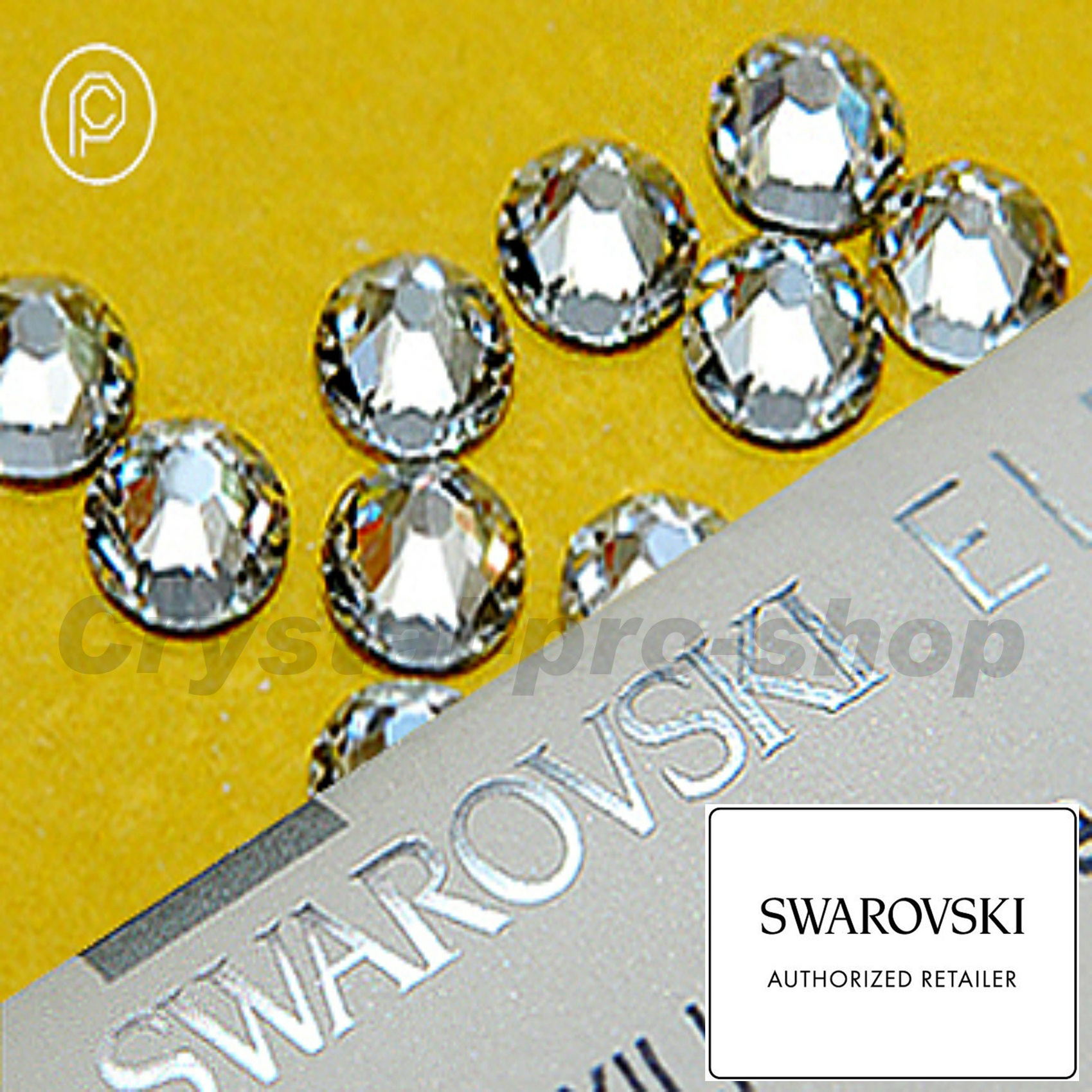 100% Swarovski Elements Crystal Clear in Bulk Flat Back No Hotfix Rhinestones Wholesales