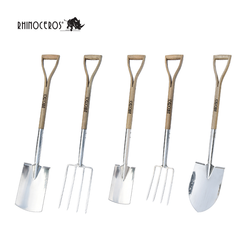 Promotion Wood Handle Stainless Steel Digging Spades Garden Tools Shovel