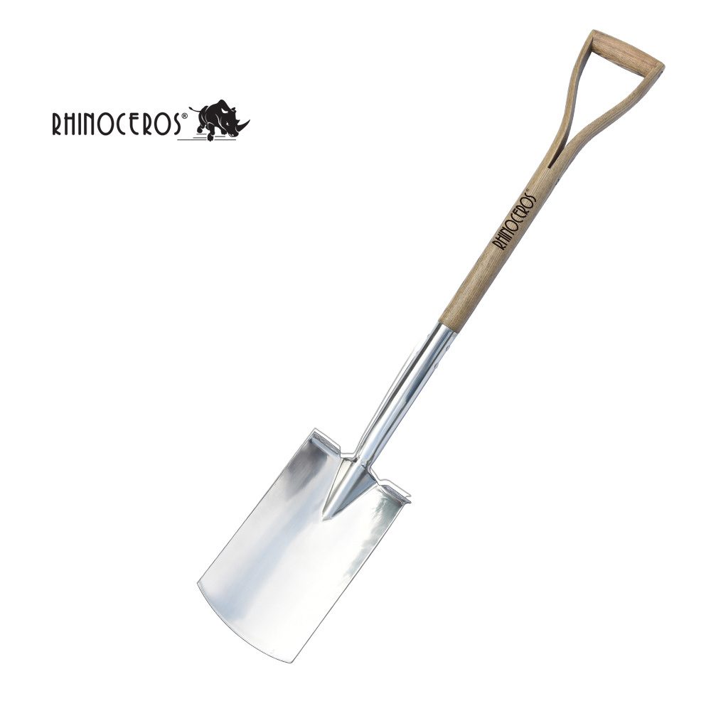 Promotion Wood Handle Stainless Steel Digging Spades Garden Tools Shovel