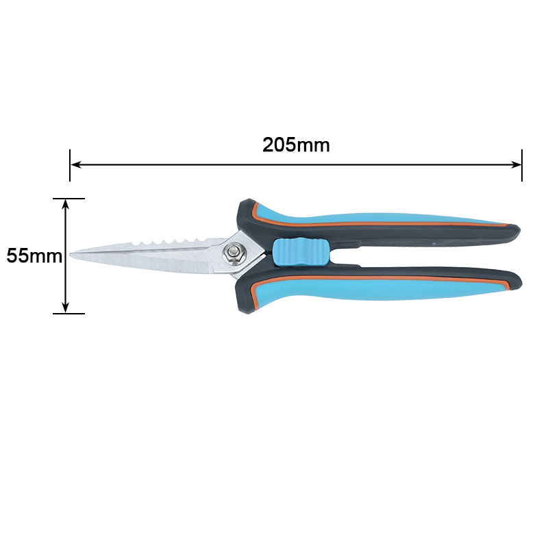 Wholesale  Outdoor Garden Tool Stainless Steel Ergonomic Handle Garden Pruner Scissors Shear