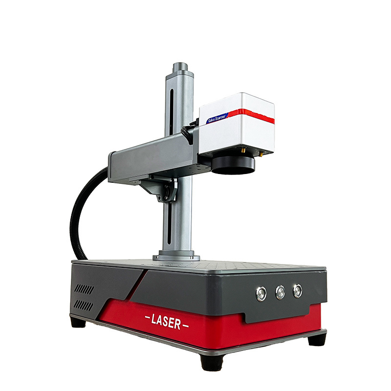 Gold Silver Jewelry Stainless Steel Fiber Laser Marking Machine for Metal Credit Card Engraving