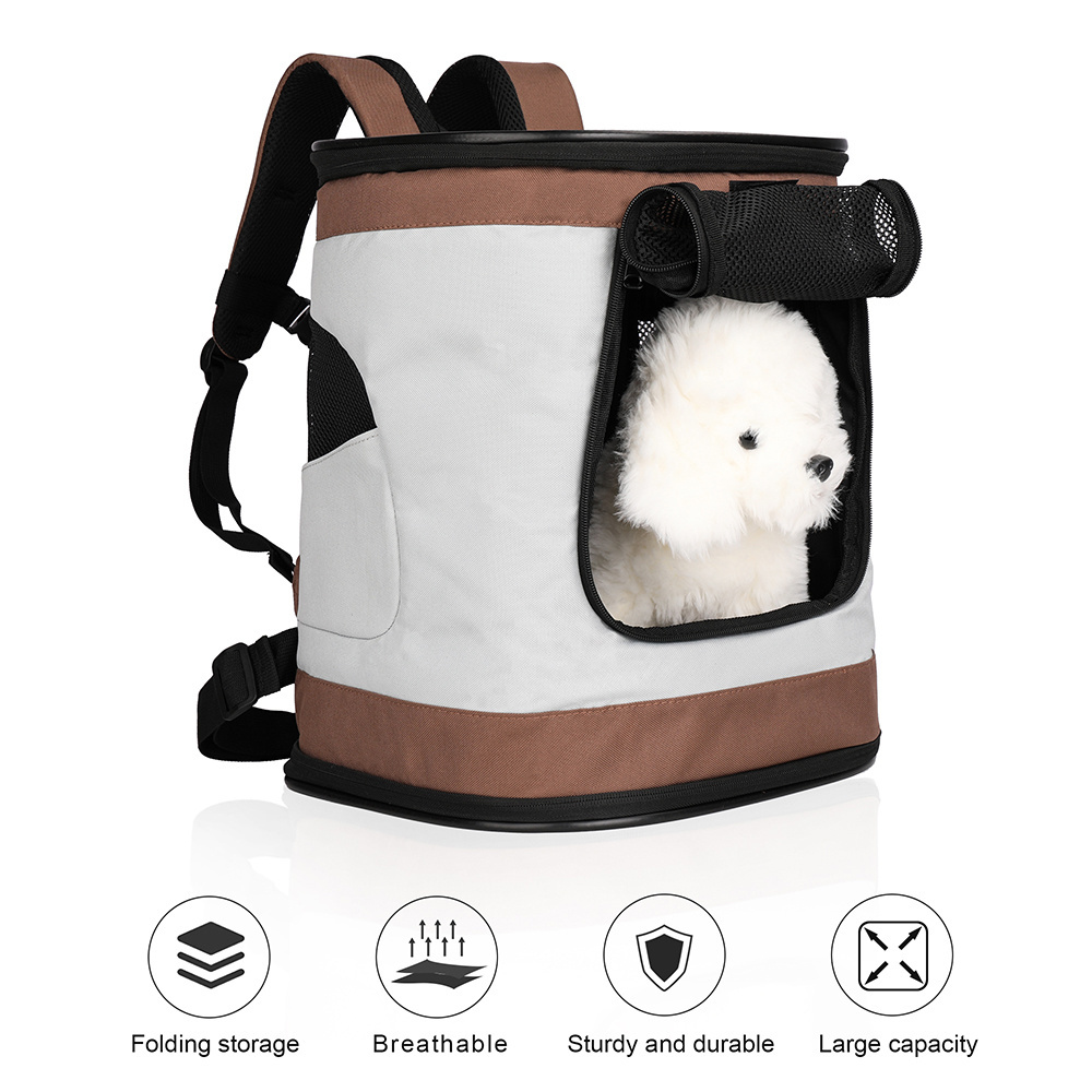 Pet Carrier Backpack, Pet Front Cat Dog Carrier Travel Bag for Traveling Hiking Camping for  Cats and Puppies