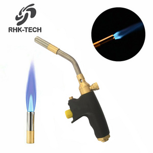 RHK Handheld Soldering Blow Brazing MAPP Gas Multi Purpose Propane Micro Torch for Sale