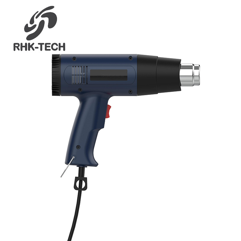 RHK Industrial 1600W Stepless Temperature Control Auto Paster Shrinking Wrap Heat Gun Electric Hot Air Gun Heater