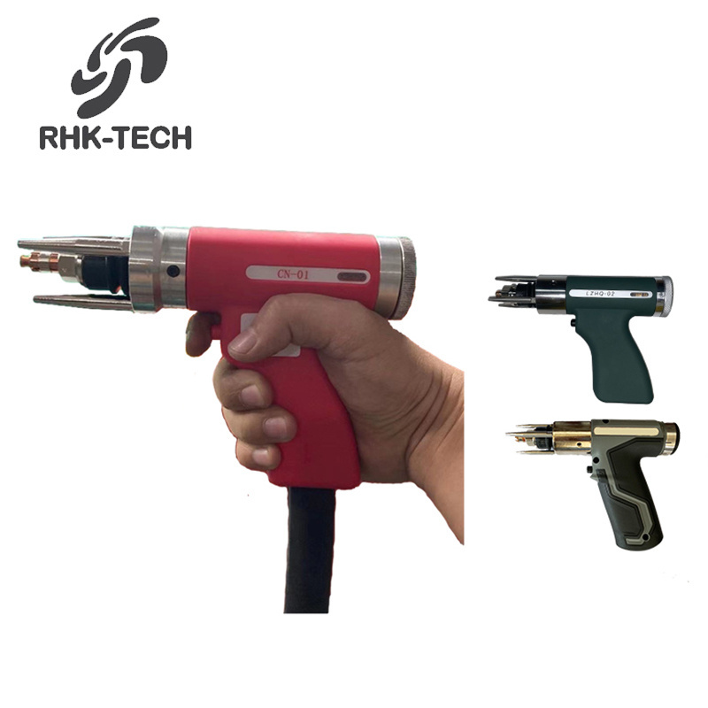 RHK TECH OEM Custom 4M Cable Chuck Energy Storage 2 Pin Plug Electric Drawn Arc Screw Stud Welding Gun for Stud Welding Machine