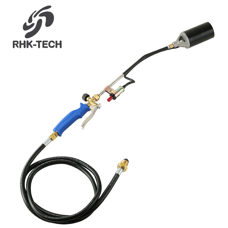 RHK 2024 New Arrivals Portable LPG 70000 BTU Gas Weed Burner Propane Heating Welding Long Flame Gun Torch