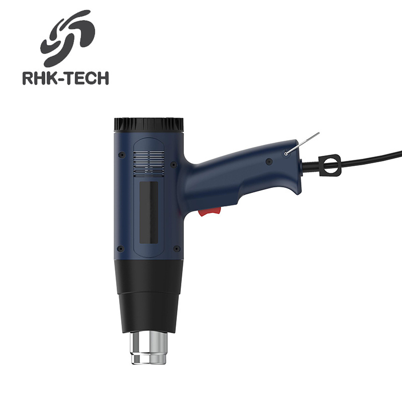 RHK Industrial 1600W Stepless Temperature Control Auto Paster Shrinking Wrap Heat Gun Electric Hot Air Gun Heater