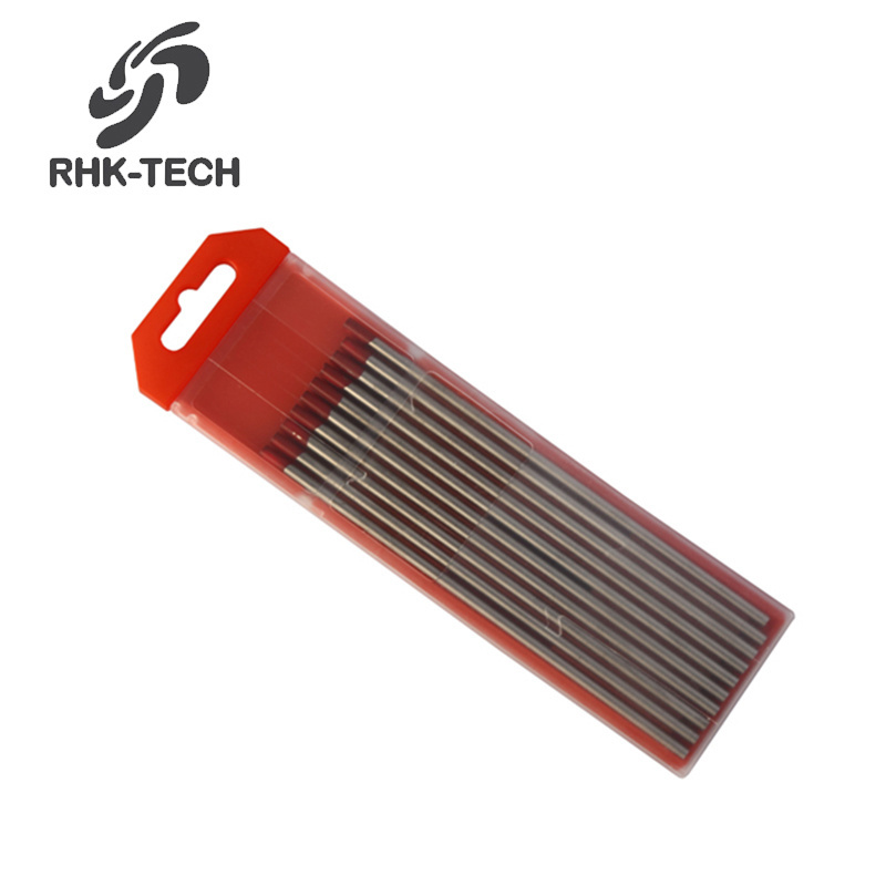 RHK WT20 Red 1.0mm 1.6mm 2.0mm 2.4mm 3.2mm Thoriated TIG Welding Tungsten Electrode for Carbon Steel, Stainless Steel