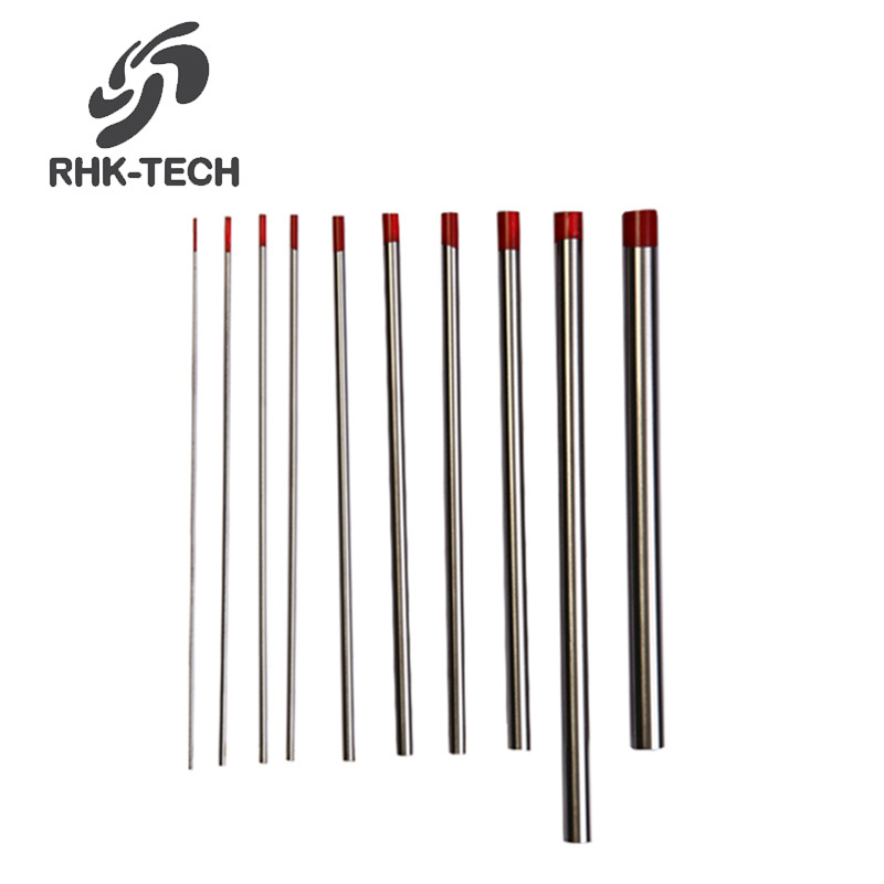 RHK WT20 Red 1.0mm 1.6mm 2.0mm 2.4mm 3.2mm Thoriated TIG Welding Tungsten Electrode for Carbon Steel, Stainless Steel