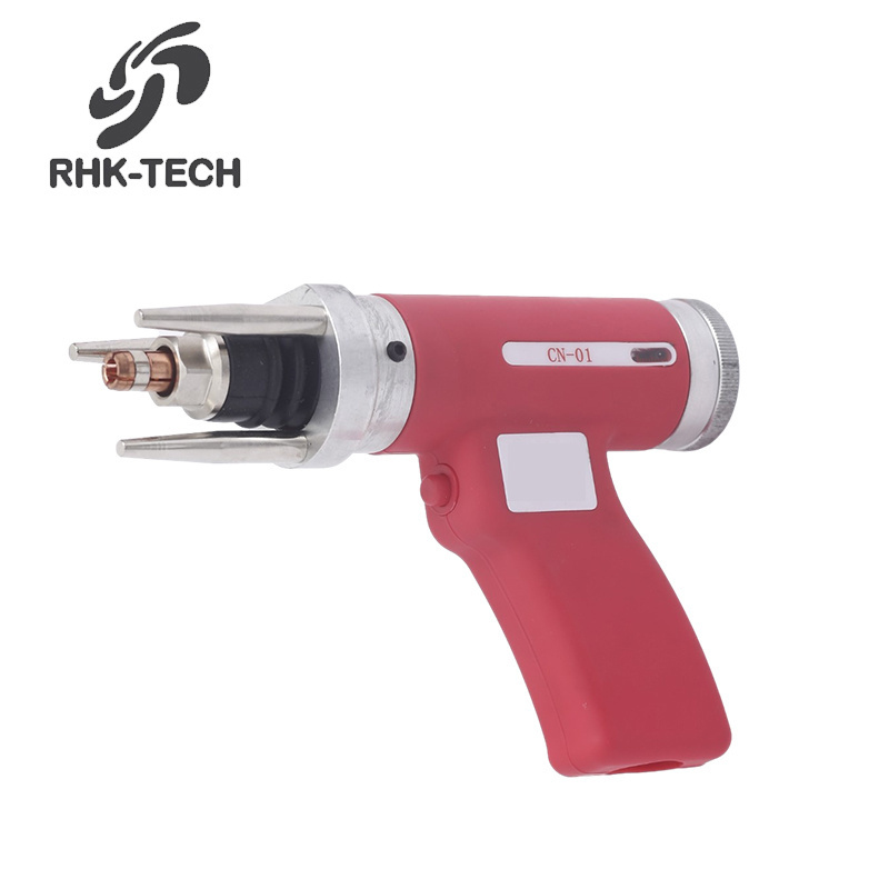 RHK TECH OEM Custom 4M Cable Chuck Energy Storage 2 Pin Plug Electric Drawn Arc Screw Stud Welding Gun for Stud Welding Machine