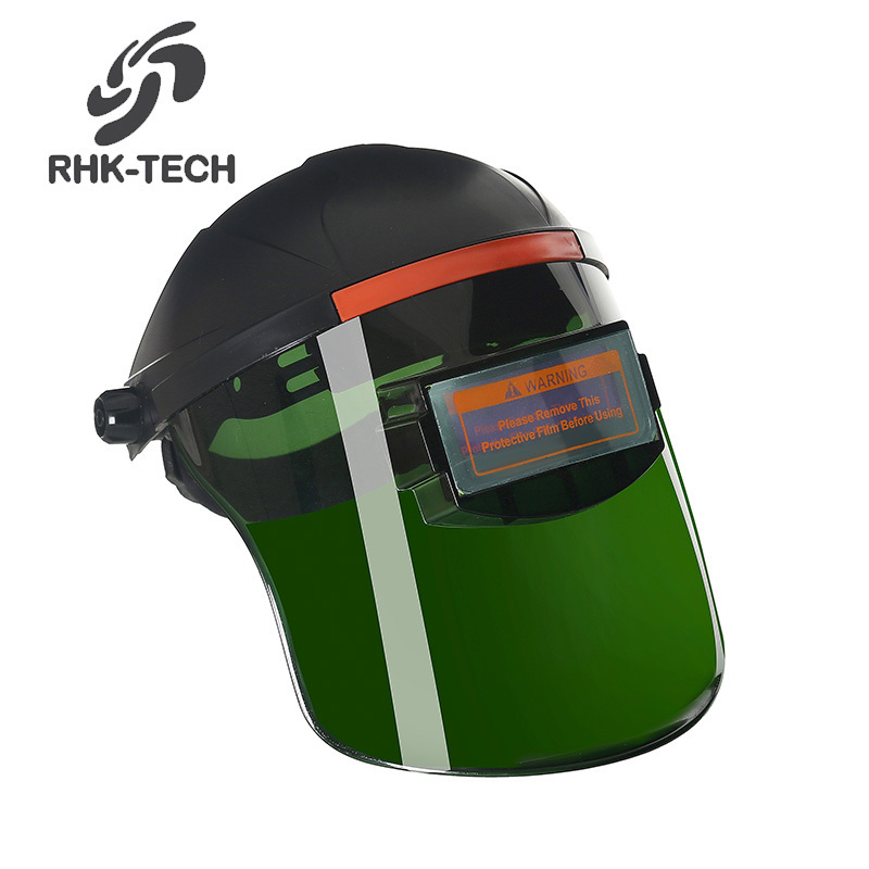 RHK PP Material Fasteners Solar Power Auto Darkening Welding Hood Helmet with Cheap Price