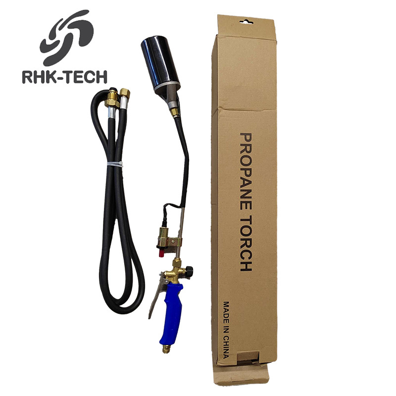 RHK Portable Flame Gun Blow Torch Adjustable Butane Mapp Hand Lpg Heating Propane Welding Gas Torch