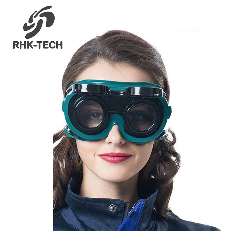 RHK Anti-ultraviolet Tightly Transparent Single Lens Anti-fog Welding Goggles