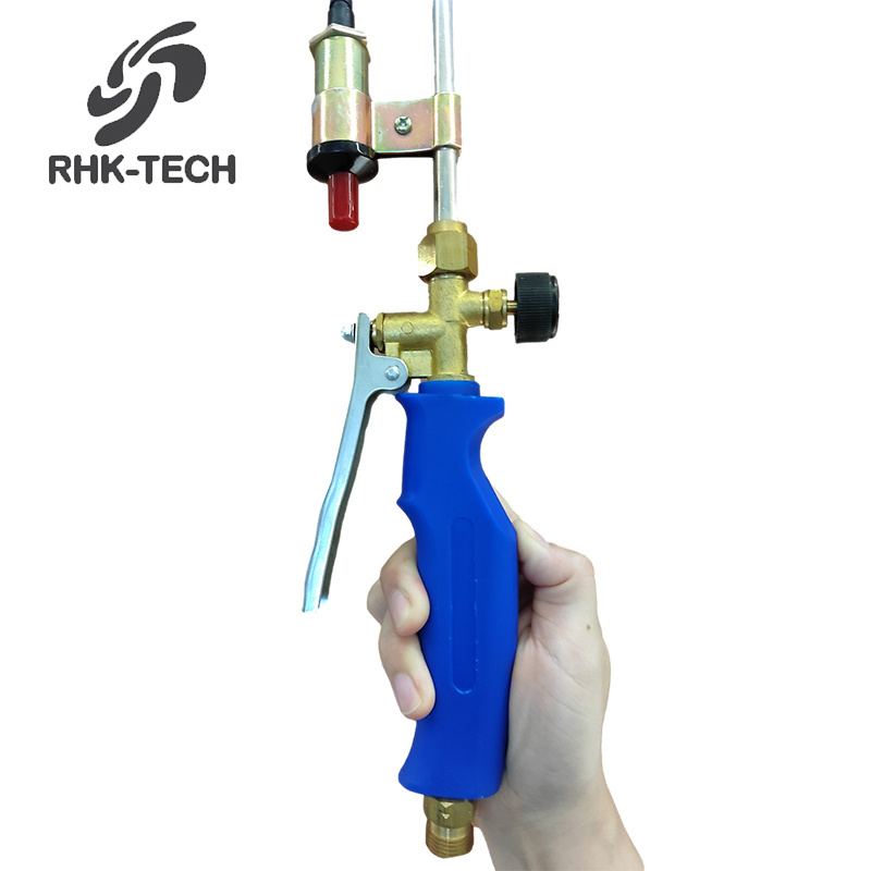 RHK 2024 New Arrivals Portable LPG 70000 BTU Gas Weed Burner Propane Heating Welding Long Flame Gun Torch