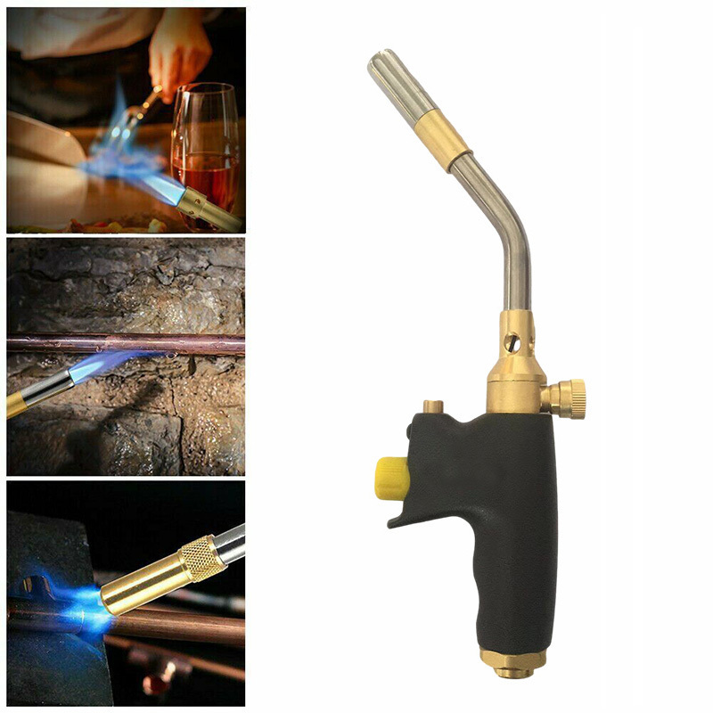 RHK Lpg Fired Burners Handheld Ignited Trigger Start Soldering Blow Brazing MAPP Gas Propane Torch With Good Price for Sale