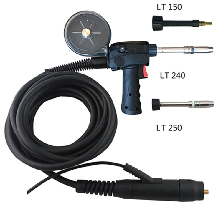 RHK Hot Sale Euro Adaptor Adjustable CO2 Gas Cooled MIG Torch LB250 Welding Spool Gun