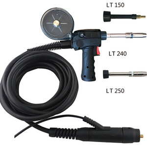 RHK Hot Sale Euro Adaptor Adjustable CO2 Gas Cooled MIG Torch LB250 Welding Spool Gun