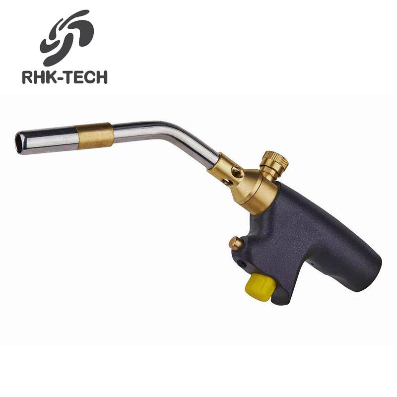 RHK OEM Direct Portable Handheld Ignited Trigger Start Soldering Blow Brazing MAPP Propane LPG gas Heating Torch