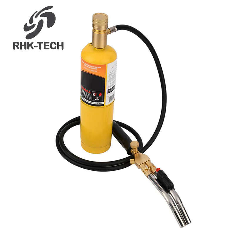 RHK New Mapp Gas Propane Torch Mapp Torch Welding Tools Copper Pipes and Aluminum Tubes Hand Torch