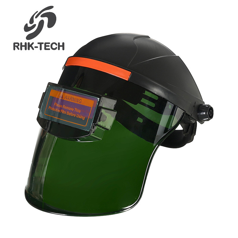 RHK PP Material Fasteners Solar Power Auto Darkening Welding Hood Helmet with Cheap Price